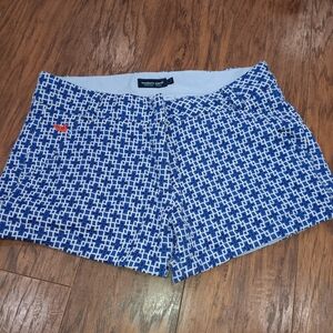 Southern Marsh Blue Patterned Women Shorts